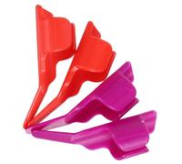 Angoily 4 Stück Teiliges Nähfinger Protektor aus Robustem Kunststoff Rutschfester Fingerschutz mit Finger Pusher Funktion Präzise Stoffführung für Handnähen und Nähzubehör Vielseitiges