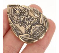 Angoily 4stücke Schlüsselanhänger Buddha Anhänger Messing Antik Hängeornament Schlüssel Kette Charms Diy Bastelanhänger Buddhistisches Dekor Hängeanhänger