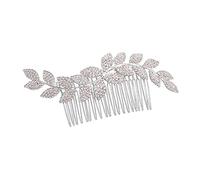 Angoily Braut Haarkamm Seitenkamm Wellenform Kristall Strass Aluminiumlegierung Hochzeits Schmuck Für Frauen Festliche Anlässe