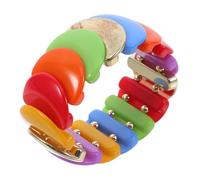 Angoily Buntes Armband aus Acryl mit Rundem Design Leicht und Auffällig Vintage Stil für Frauen und Mädchen für Sommer und Soziale Treffen