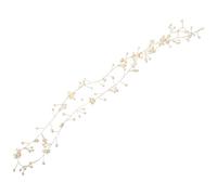 Angoily Eleganter Perlenblumengürtel für Brautkleid mit Handgefertigten Blumen Langlebigem Kupferdraht und Kunststoff für Abendkleid und Hochzeitsfeier