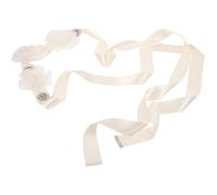 Angoily Eleganter Strassgürtel mit Handgefertigten Blumen aus Satin Taillengürtel für Braut und Brautjungfer zur Hochzeit und Festlichen Anlässen