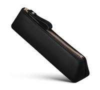 Angoily Handgefertigte Schreibwarentasche aus Rindsleder Schule Etui Stich Reisen schmucklos Gehäuse für Bleistifte Stiftaufbewahrungstasche Tasche für Federmäppchen kleines Federmäppchen