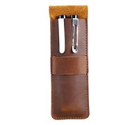 Angoily Leder-federmäppchen Im Retro-Stil Stifte-Organizer Aus Strapazierfähigem Rindsleder Lederbeutel Für Schreibwaren