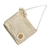 Angoily Modische Gewebte Strohtasche Damen Handtasche aus Leichtem Stroh mit Großem Fassungsvermögen für Strand und Partys als Vielseitige Tragetasche