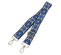 Angoily Verstellbarer Breiter Schultergurt mit Floraler Stickerei Langlebiger Baumwoll tragegurt für Handtasche Umhängetasche und Crossbody Passend für Verschiedene Taschen und Anlässe