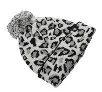 Angoily Warme Strickmütze mit Fellbommel für Damen und Herren Winddicht Schützt die Ohren aus Acrylgarn Modisch für Herbst und Winter Lässiger Alltagsstil