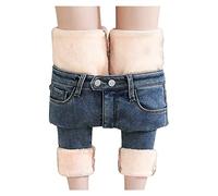 Angxiwan Jeanshose Damen Stretch Boyfriend Stil Denim Straight Leg Hosen Stilvolle Damenjeans Slim Fit Schlupfjeans Große Größen Schlagjeans