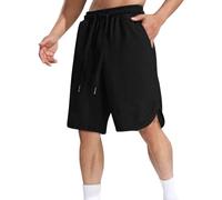 Angxiwan Kurze Hosen Herren Cargo Fitness Hosen Weich Laufhose Leichte Laufshorts Stretch Stoffshorts Freizeit Radlerhose Atmungsaktivem Chino Kurze Hose Klassischer Shorts