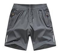 Angxiwan Kurze Hosen Herren Cargo Shorts Locker Sportshorts Schnelltrocknend Trainingshose Stretch Joggingshorts Freizeit Radlerhose Atmungsaktivem Sweatshorts Klassischer Shorts