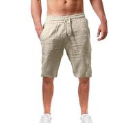 Angxiwan Kurze Hosen Herren Sport Fitness Hosen Weich Laufhose Leichte Laufshorts Stretch Stoffshorts Freizeit Radlerhose Atmungsaktivem Sweatshorts mit Taschen Shorts