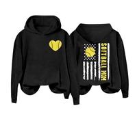 Angxiwan Rollkragenpullover Damen schwarz Jersey,Hoodie Damen Kapuzenpullover mit Kapuze Winter Langarmshirt Casual Baumwoll Übergangs Kapuzenshirt mit Taschen Cropped Streetwear Y2K Baggy Kleidung