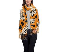 ANGYANG Warmer Schal, süßer Dalmatiner, großer, weicher Kaschmir-Schal für Damen, leichte Stola, 192 x 75 cm