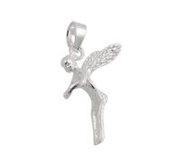 Anhänger 18x12mm Elfe glänzend Silber 925