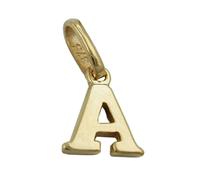 Anhänger 8x6,5mm Buchstabe A glänzend 9Kt GOLD