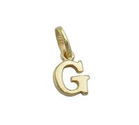 Anhänger 8x6mm Buchstabe G glänzend 9Kt GOLD