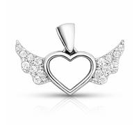 Anhänger aus 925 Silber mit Zirkonia + Silberkette als Geschenk Golders