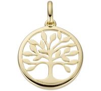 Anhänger Baum 585 Gold Gelbgold