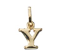 Anhänger Buchstabe Y 333 Gold Gelbgold Buchstabenanhänger
