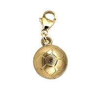 Anhänger Charm Fußball WM 2014 Gold 333 Einhänger Neu Fussball Gelbgold Unisex