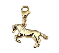 Anhänger Charm Pferd Gold 333 Einhänger Gelbgold 8kt Unisex Qualität Karabiner