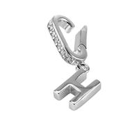 Anhänger CHARMS BUCHSTABEN für Armband Bettelarmband für Damen Tricolor Gold Silber Roségold inkl. Geschenkverpackung (H)