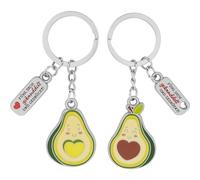 Sheepworld Paar-Schlüsselanhänger Avocado – 2er-Set mit Charm und Schlüsselring – Geschenk für Paare