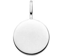 Anhänger Gravur Gravurplatte rund 925 Sterling Silber