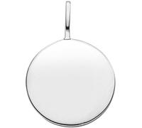 Anhänger Gravur Gravurplatte rund 925 Sterling Silber