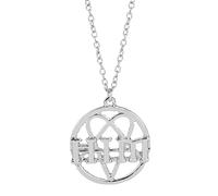 Anhänger Halskette Herzagramm Herz Anhänger Halskette Mode Gothic Rock Band Lange Kette Halskette Für Fans Schmuck Party Geschenke