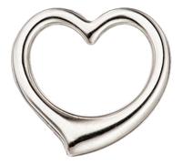 Anhänger Herz Schwingherz 585 Gold Weißgold Herzanhänger Weißgoldherz