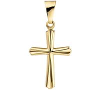 Anhänger Kreuz 375 Gold Gelbgold Kreuzanhänger Goldkreuz
