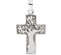 Anhänger Kreuz Baum 925 Sterling Silber Kreuzanhänger Silberkreuz