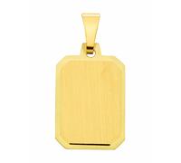 Anhänger mit Gravur ADELIA´S "Damen 585 Gold Gravurplatte Anhänger", gold, Schmuckanhänger, Damen, Gelbgold 585 Gold, Gelbgold 585, Gold, Goldschmuck für Damen (13439466-0) gold