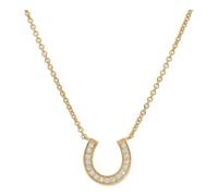 Anhänger mit Kette Gold 585 Brillant Hufeisen JL10-05-3895 JuwelmaLux