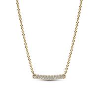 Pandora 362635C01-45 Pandora Einreihige Pavé-Stab Collier-Halskette - 45 cm - Gelbgold Vergoldung
