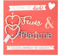 Schlüsselanhänger Feuer & Flamme von Sheepworld