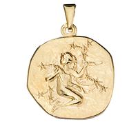 Anhänger Sternzeichen Jungfrau 333 Gold Gelbgold Sternzeichenanhänger