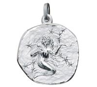 Anhänger Sternzeichen Jungfrau 925 Sterling Silber matt Sternzeichenanhänger
