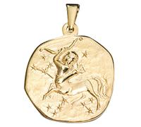 Anhänger Sternzeichen Schütze 333 Gold Gelbgold Sternzeichenanhänger