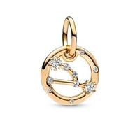 Pandora Schmuck 762707C01 Charm-Anhänger Sternzeichen Stier Goldfarben