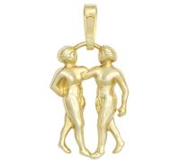 Anhänger Sternzeichen Zwilling 333 Gold Gelbgold Sternzeichenanhänger