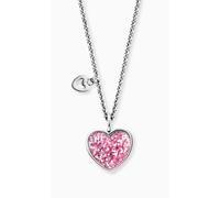 AnhängerKette - Edelstahl - Rosa Glitterherz