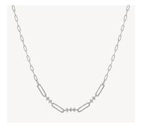 AnhängerKette - Silber - Duo Link Steine