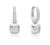 Ania Haie Ania Haie Damen-Creolen 925er Silber 18 Zirkonia