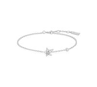 Ania Haie Armband Sparkling Star B066-04H 925 Sterling Silber Stern mit 2 Zirkonia 16,5+2cm