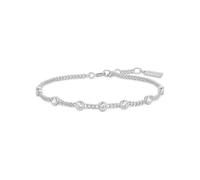 Ania Haie Armband MELODIC POET Multi Station Round Stone 925 Sterling Silber 7 Zirkonia 16,5+2cm