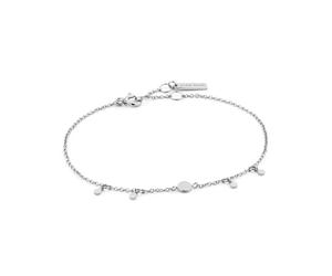 ANIA HAIE - BRACELET - GEOMETRY DROP DISCS - silber