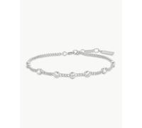 ANIA HAIE - BRACELET - Multi Station Round Stone Chain - silber
