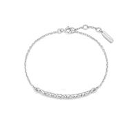 ANIA HAIE - BRACELET - RIPPLE JOY - Textured Chain - silber